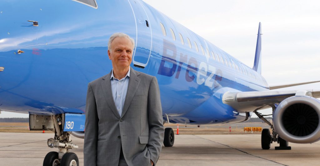 Breeze Airways' CEO David Neeleman